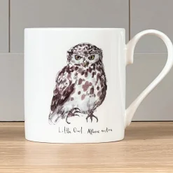 Mclaggan Smith Little Owl Bone China Mug- Whimsical