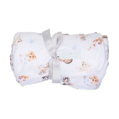 Wrendale Designs 'Little Paws' Dog Baby Blanket- Children