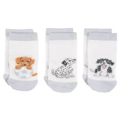 Wrendale Designs 'Little Paws' Dog Baby Socks Set- Children