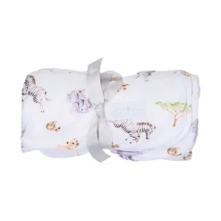 Wrendale Designs 'Little Savannah' African Animals Baby Blanket- Children