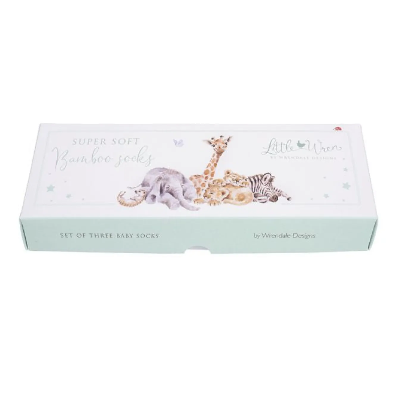 Wrendale Designs 'Little Savannah' African Animals Baby Socks Set- Children