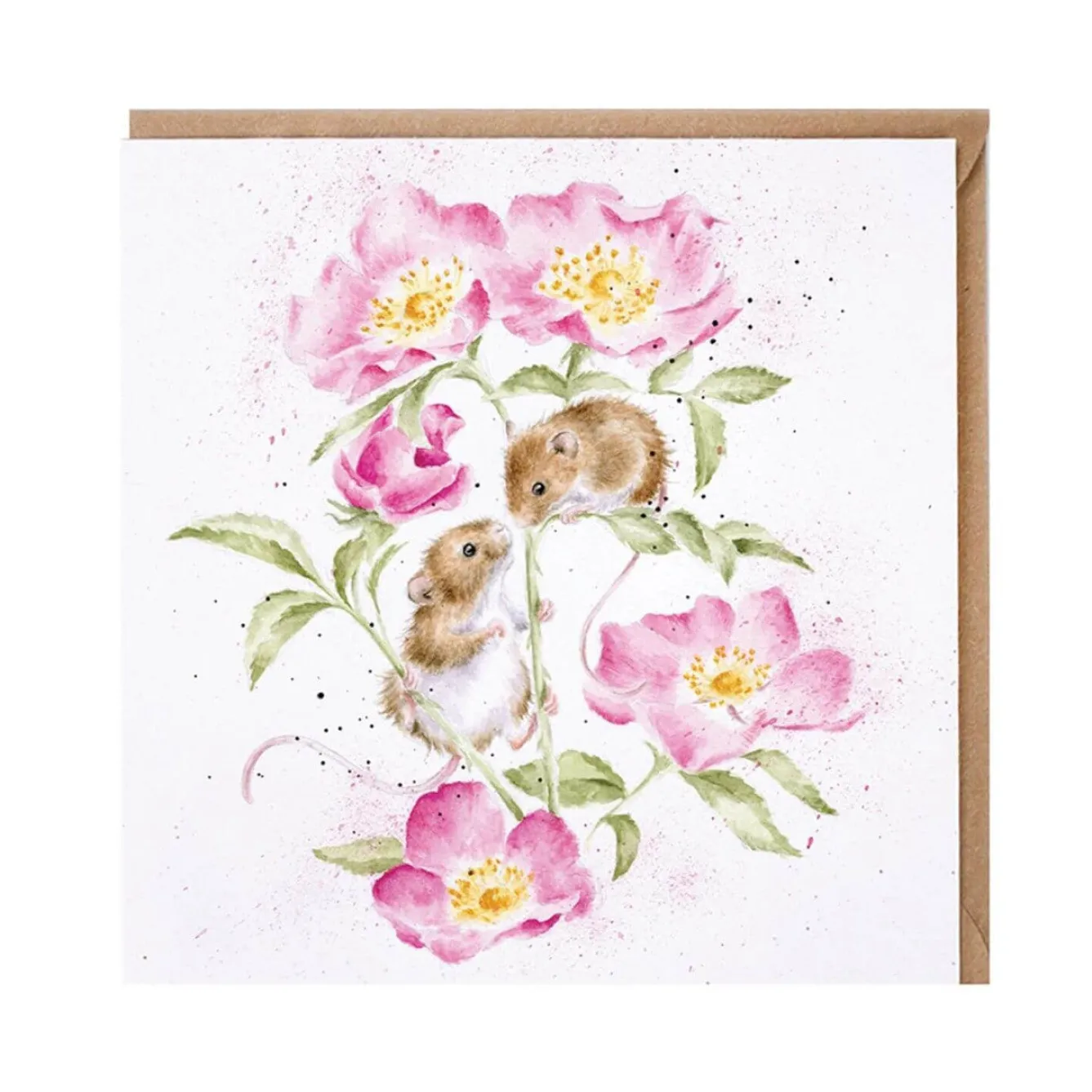 Wrendale Designs 'Little Whispers' Blank Greetings Card- Greeting Cards