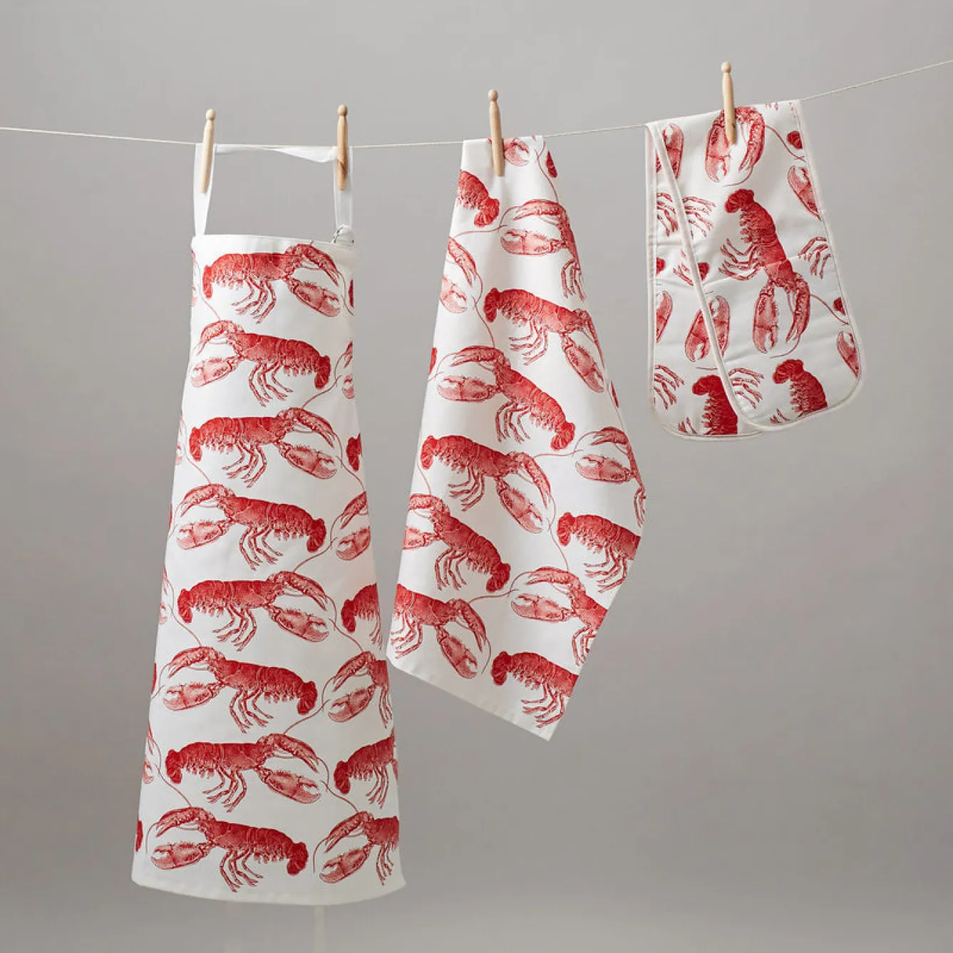 Thornback & Peel Lobster Double Oven Glove- Tea|Oven Gloves/Mitts