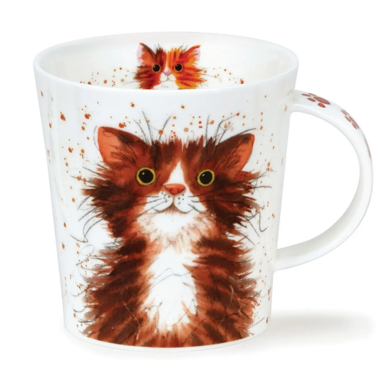 Dunoon Lomond Catter Splatter Mug- Tea|Animals