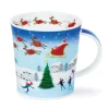 Dunoon Lomond Christmas Skaters Mug- Christmas|Tea