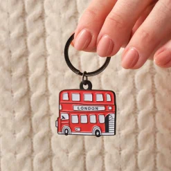 Victoria Eggs London Bus Keyring- Key Chains|Children
