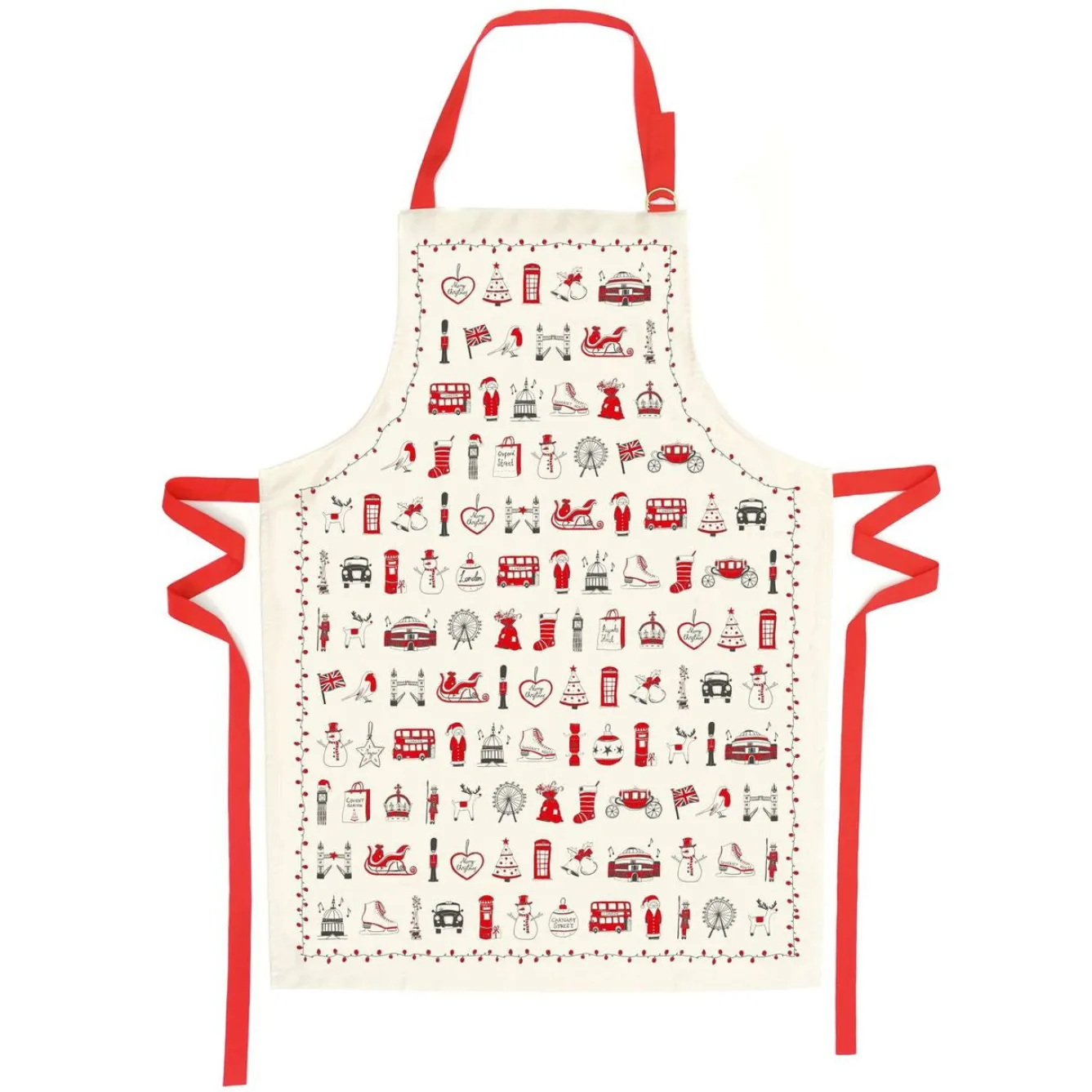 Victoria Eggs London Christmas Apron- Aprons