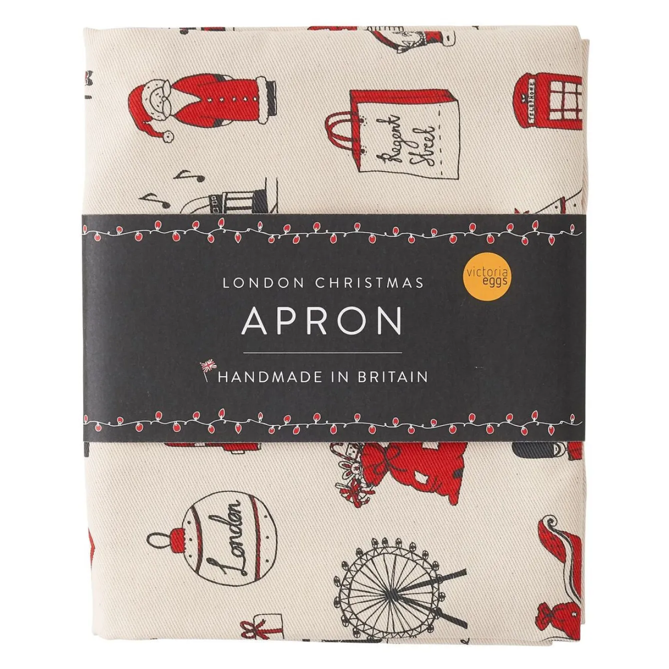 Victoria Eggs London Christmas Apron- Aprons