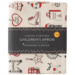Victoria Eggs London Christmas Children's Apron- Aprons