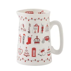 Victoria Eggs London Christmas Half Pint Jug- Jugs