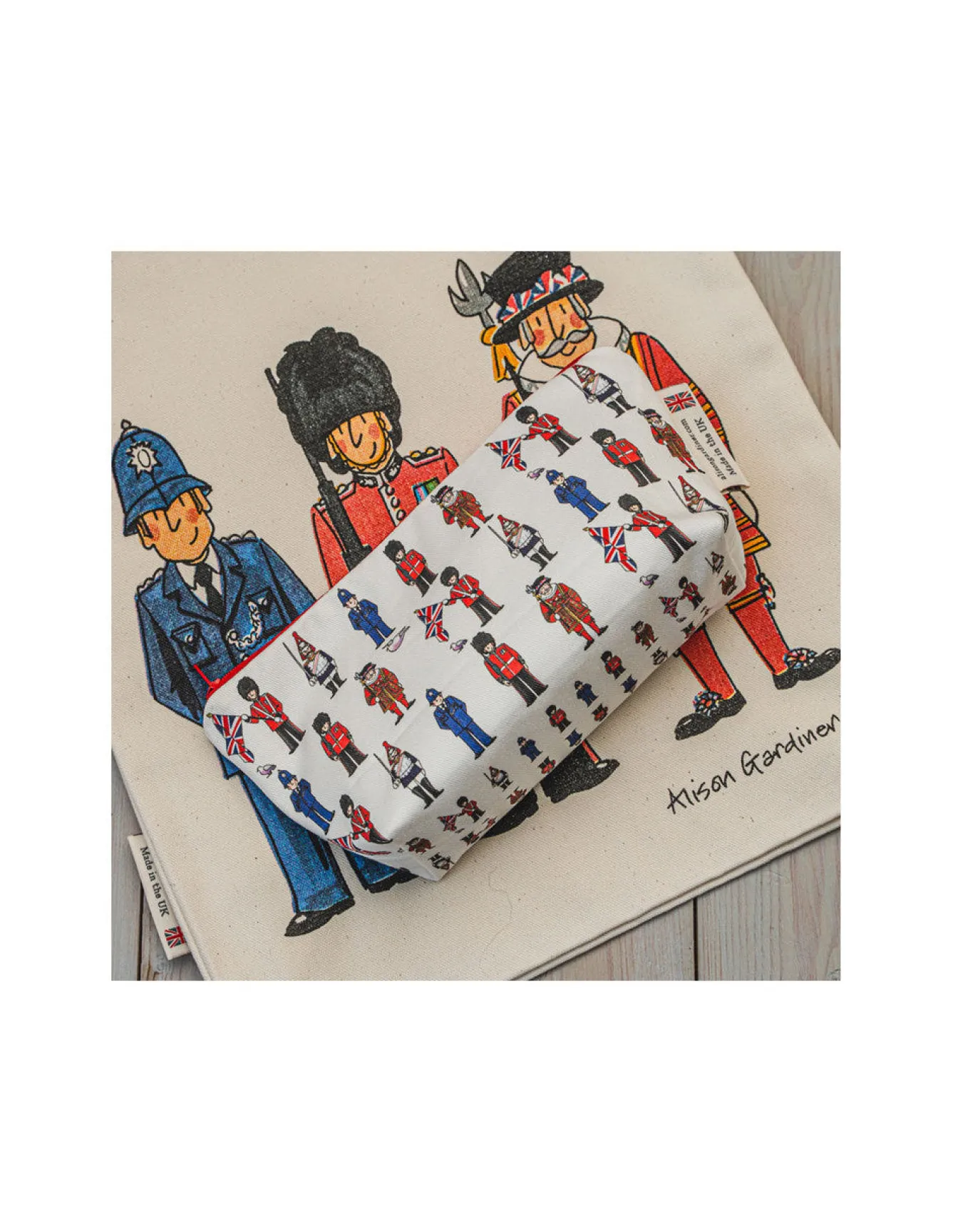 Alison Gardiner London Figures Cosmetic Bag/Pencil Case- Bags