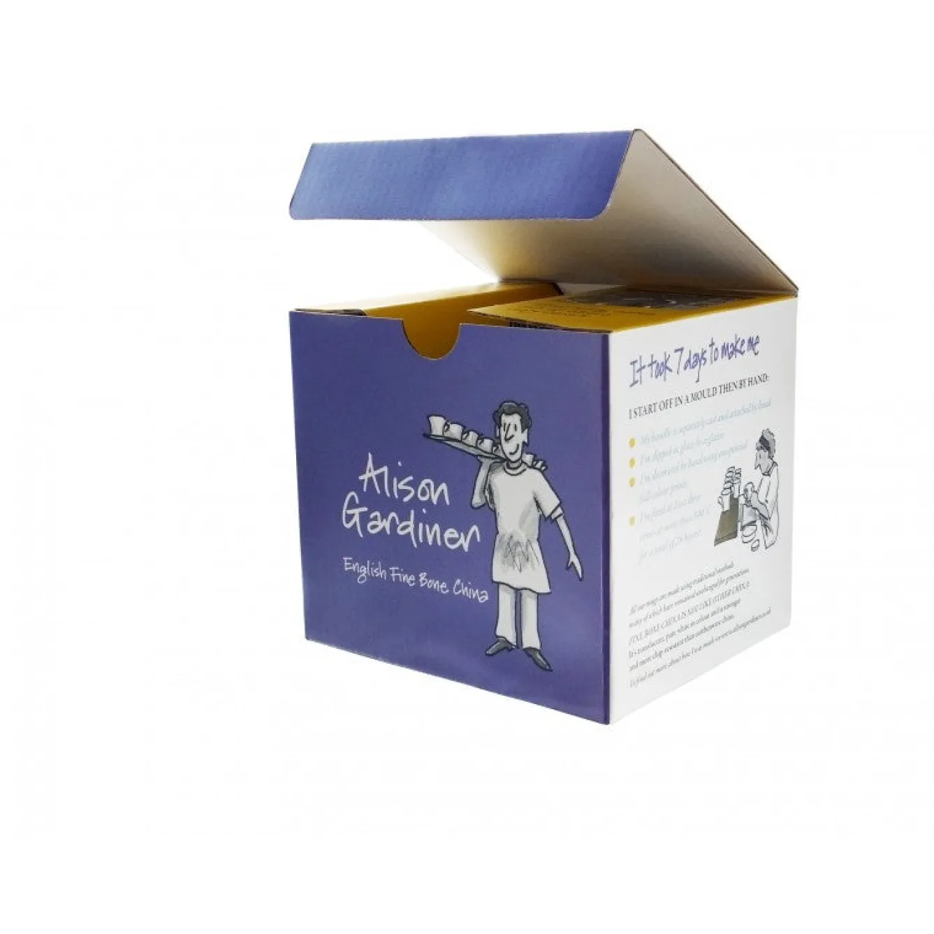 Alison Gardiner London Figures Mug Boxed- Great Britain