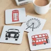 Victoria Eggs London Skyline Set of 4 Coasters- Coasters