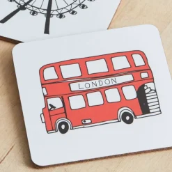 Victoria Eggs London Skyline Set of 4 Coasters- Coasters