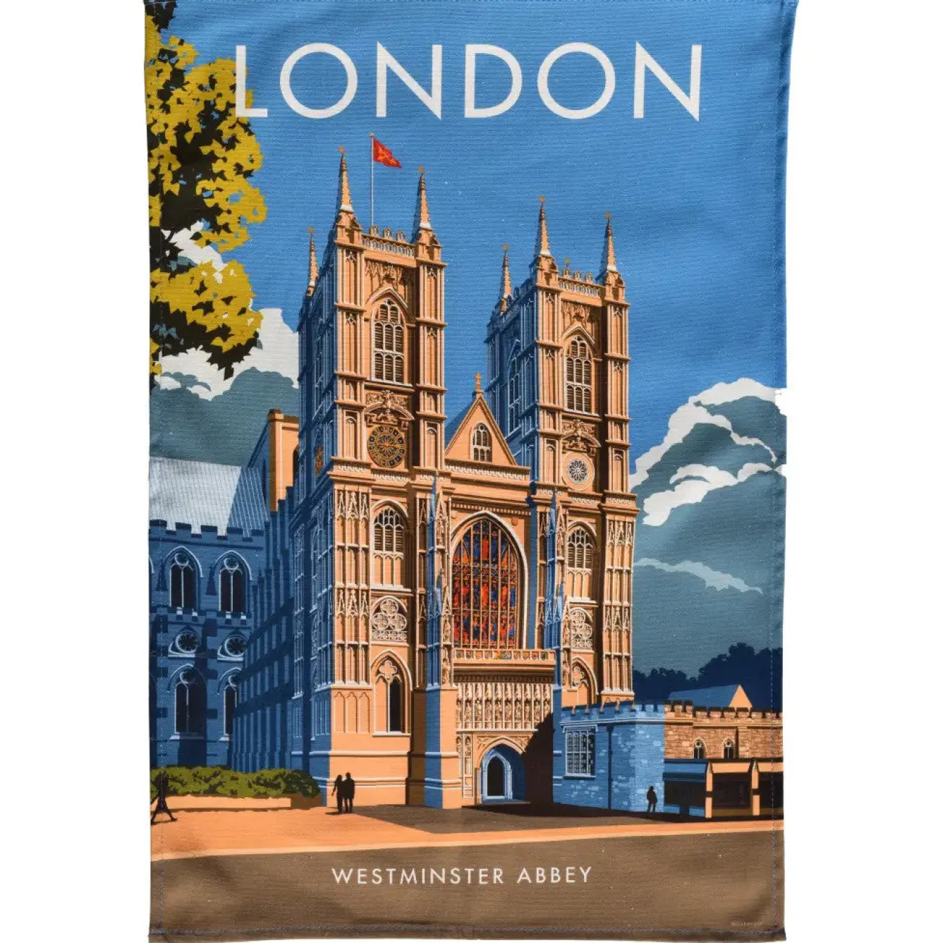 Town Towels London Westminster Abbey Tea Towel- Tea|Tea Towels