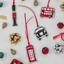 Victoria Eggs London Wooden Decorations- Christmas Decorations|Seasonal Decor