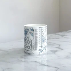 Alex Allday Lotus Fusion Fine Bone China Mug- Tea|Blues