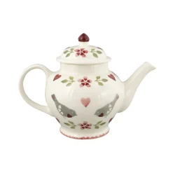 Emma Bridgewater Lovebirds 3 Mug Teapot- Tea|Teapots