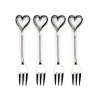 Selbrae Love Heart Pastry Forks Set of 4- Valentine's Day