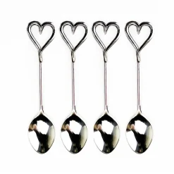 Selbrae Love Heart Spoons Set of 4- Valentine's Day|Tea