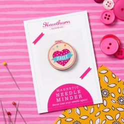 Hawthorn Handmade Maker Pincushion Magnetic Needle Holder- Crafts