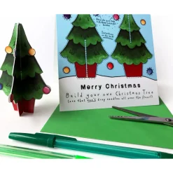 Yeti Make Your Own Christmas Tree Card- Christmas|Greeting Cards