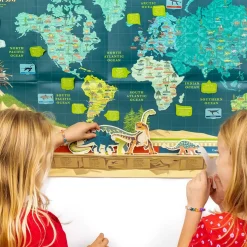 Clockwork Soldier Make Your Own Dinosaur Timeline & World Map by- Novelty|Crafts