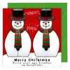 Yeti Make Your Own Snowman Christmas Card- Christmas|Greeting Cards