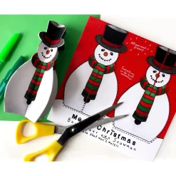Yeti Make Your Own Snowman Christmas Card- Christmas|Greeting Cards