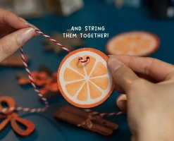 Dapple & Dot Make Your Own Wooden Spiced Orange Christmas Garland- Christmas