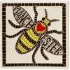 Moorland Pottery Manchester Bee Coaster by- Tea|Coasters