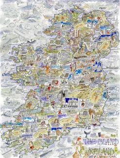 All Jigsaw Puzzles Map of Ireland 1000 Piece Jigsaw Puzzle- Puzzles|Children