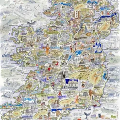 All Jigsaw Puzzles Map of Ireland 300 Piece Wooden Jigsaw Puzzle- Puzzles|Children
