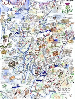 All Jigsaw Puzzles Map of Scotland 1000 Piece Jigsaw Puzzle- Puzzles|Children