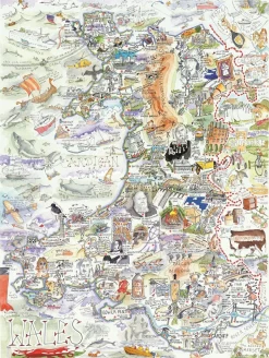 All Jigsaw Puzzles Map of Wales Cymru 1000 Piece Jigsaw Puzzle- Puzzles|Children