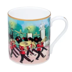 Halcyon Days Marching Down The Mall Bone China Mug- Royal|Royal Family