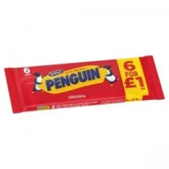 Tea & Biscuits McVities Penguin Biscuit Bars 6 pack- Biscuits