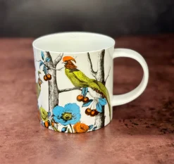 Repeat Repeat Menagerie Birds White Bone China Mug- Animals|Animals