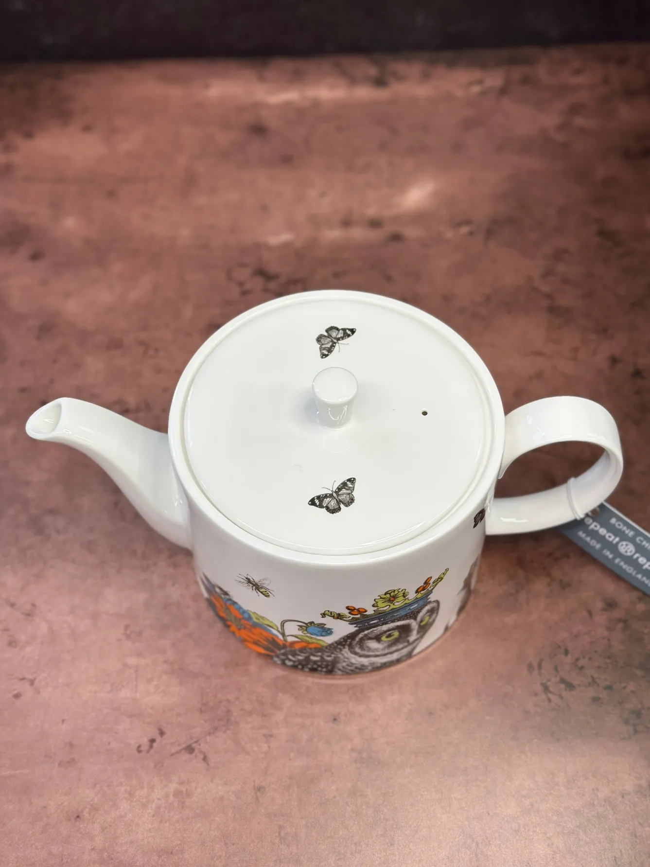 Repeat Repeat Menagerie Hoot Teapot- Tea|Teapots