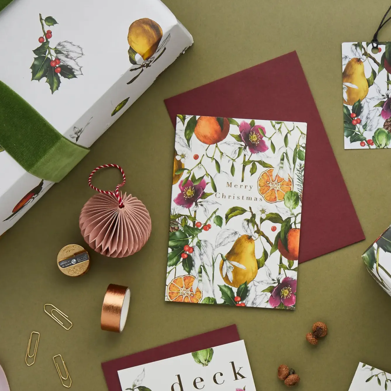 Catherine Lewis Merry Christmas - 'Winter Decadence' Card- Christmas Cards|Christmas