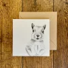 Katherine Sheard Designs Merry Squirrel Greetings Card- Greeting Cards