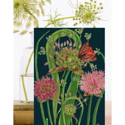Madame Treacle Midnight Alliums Card- Greeting Cards