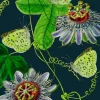 Madame Treacle Midnight Passion Flower Card- Greeting Cards