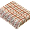 Bronte Moon Milan Saffron Marino Lambswool Throw Blanket- Pillows & Throws|Bright Colors
