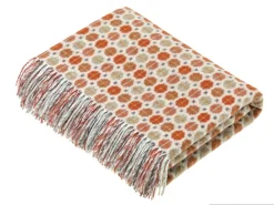 Bronte Moon Milan Saffron Marino Lambswool Throw Blanket- Pillows & Throws|Bright Colors