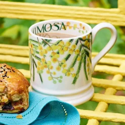 Emma Bridgewater Mimosa 1/2 Pint Mug- Flowers & Garden
