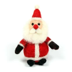 Amica Felt Mini Father Christmas Felt Decoration- Christmas Decorations|Christmas