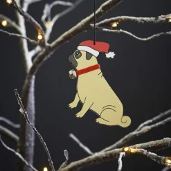 Sweet William Mischievous Mutts Christmas Decoration- Christmas Decorations|Seasonal Decor