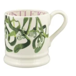 Emma Bridgewater Mistletoe 1/2 Pint Mug- Christmas