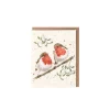 Wrendale Designs 'Mistletoe' Robin Christmas Gift Enclosure Card- Christmas|Greeting Cards